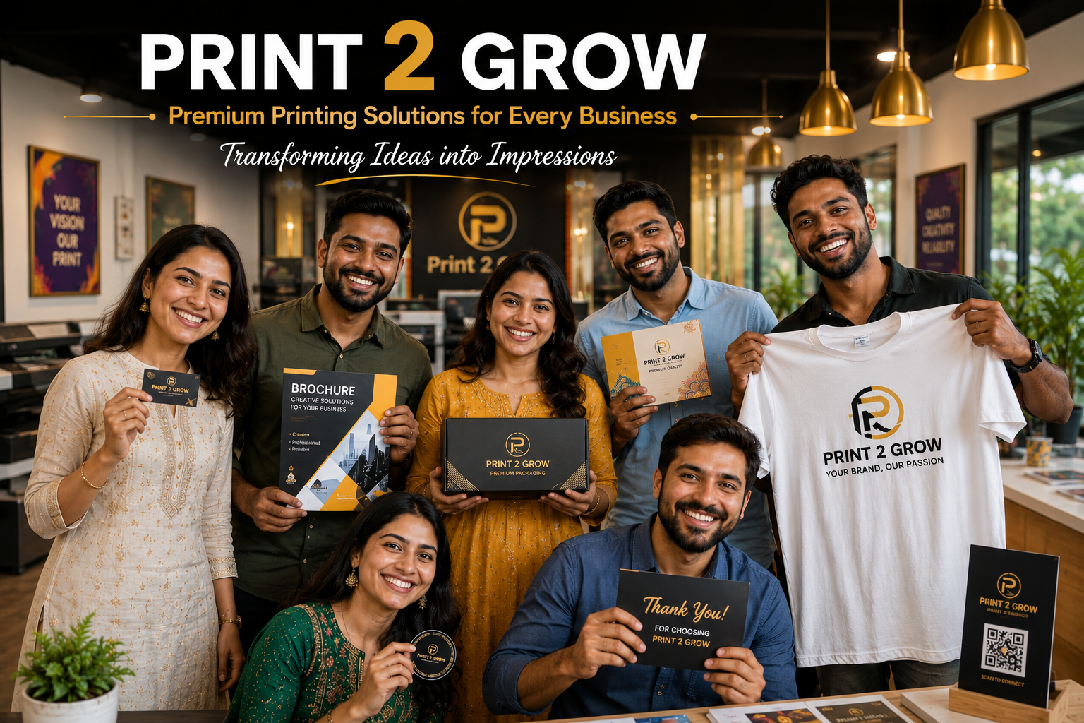 Happy Print2Grow Customers